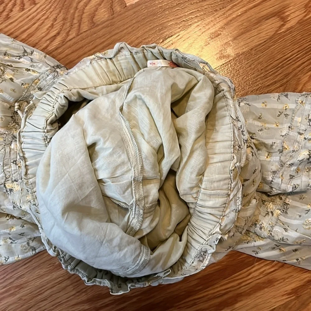 Free People Emmaline Tiered Pull-On Pants Size Small NWT